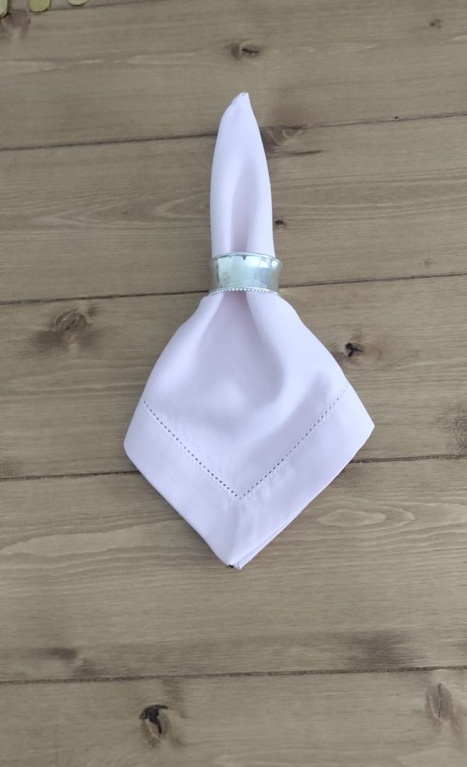 SERVILLETAS DE LINO - ROSADAS