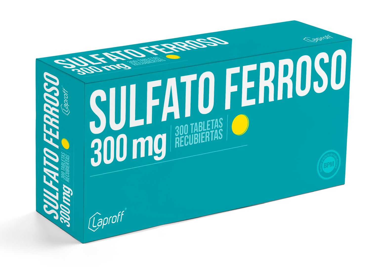 SULFATO FERROSO 300MG LAPROFF SOB X 10 TAB