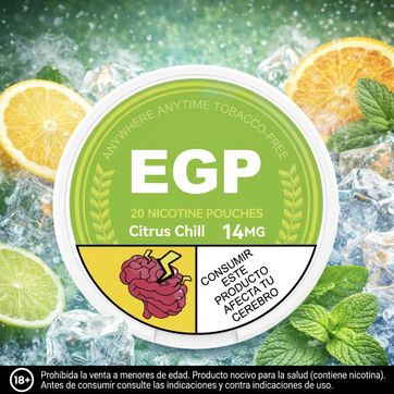 Imagen del producto Egp Citrus Chill 14mg - Parches De Nicotina