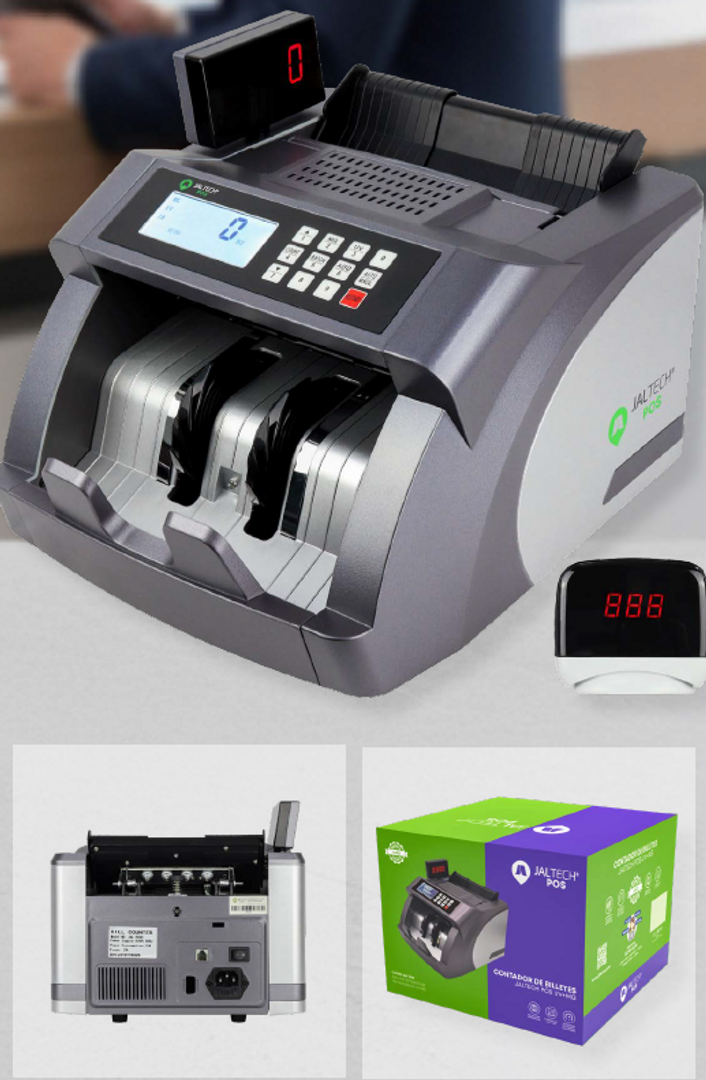 CONTADOR DE BILLETES JALTECH POS UV+MG