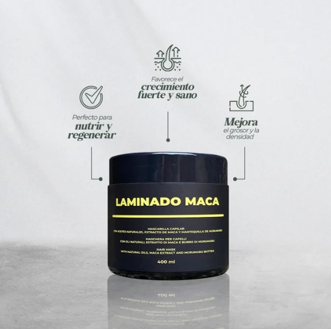 LAMINADO MACA 400ML - Regeneración capilar