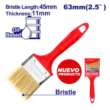 EMTOP BROCHA 2-1/2" CERDA PARA BASE ACEITE SUPER EMTOP - imagen 1