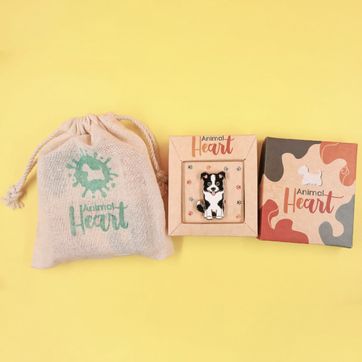 PIN BORDER COLLIE NEGRO - imagen 2