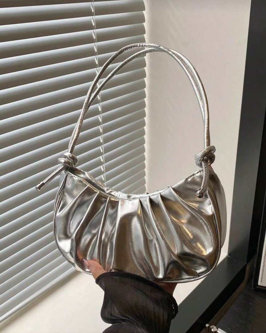 BOLSO PLATEADO 