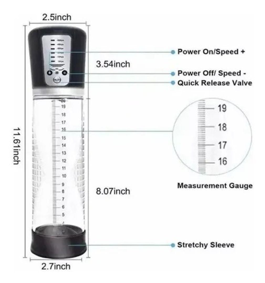 BOMBA AGRANDADORA PENIS MEN POWERUP