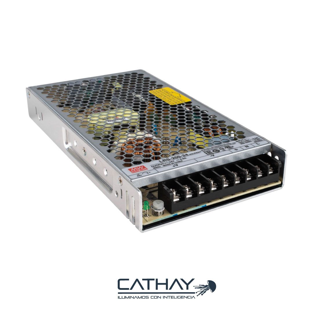 FUENTE DE PODER 24V 8,8 AMP MENWELL 200W