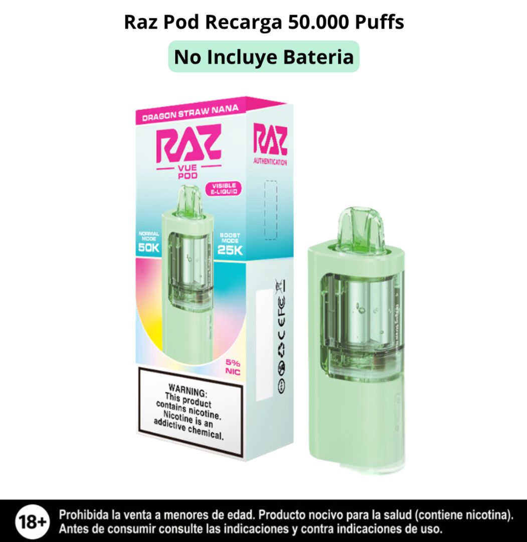 Raz Pod Dragon Strawnana 50.000 Puffs