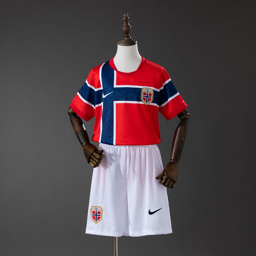 Noruega 2026 Manga Corta Niño Fan