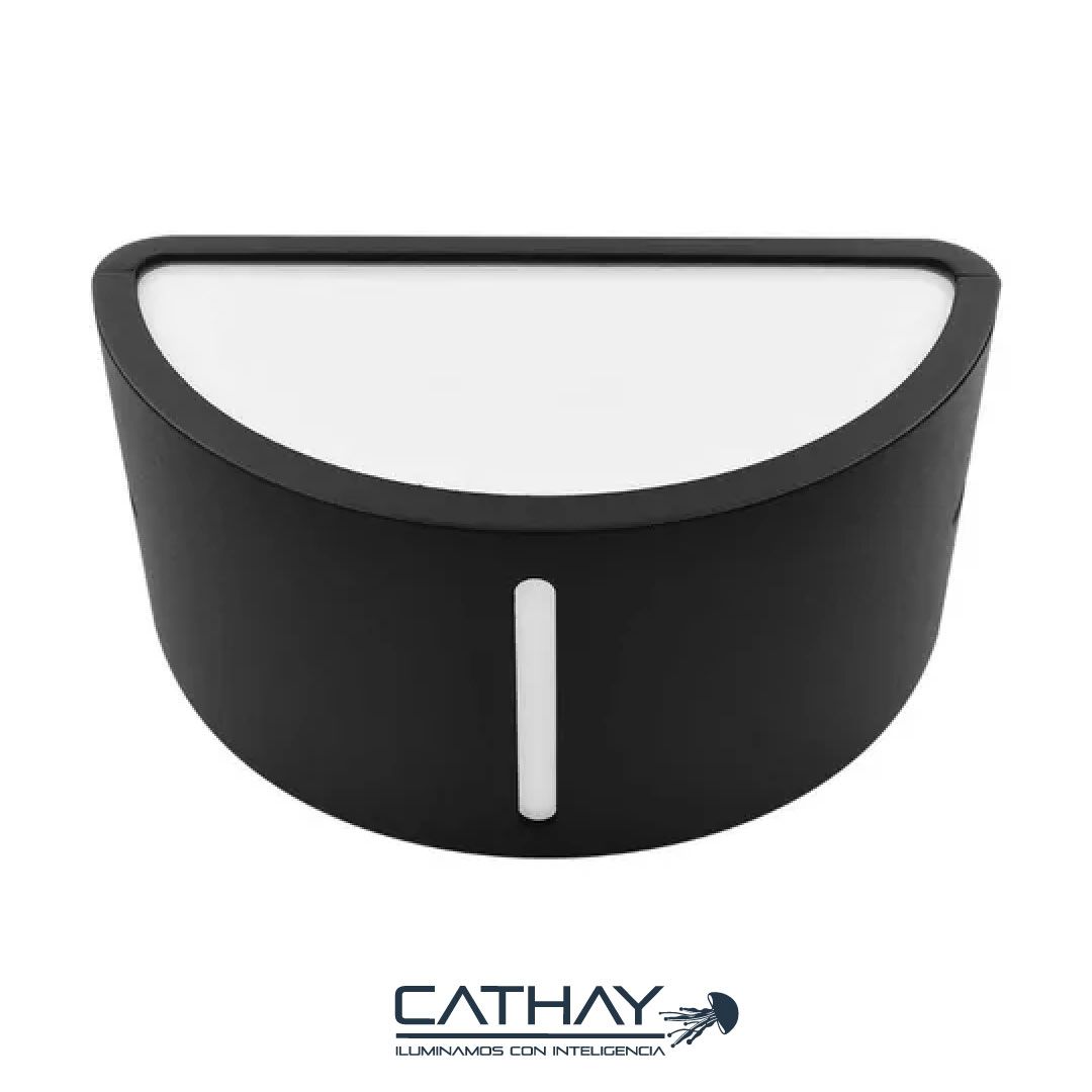 APLIQUE LED DE PARED SEMI CILINDRICO RAUCH 