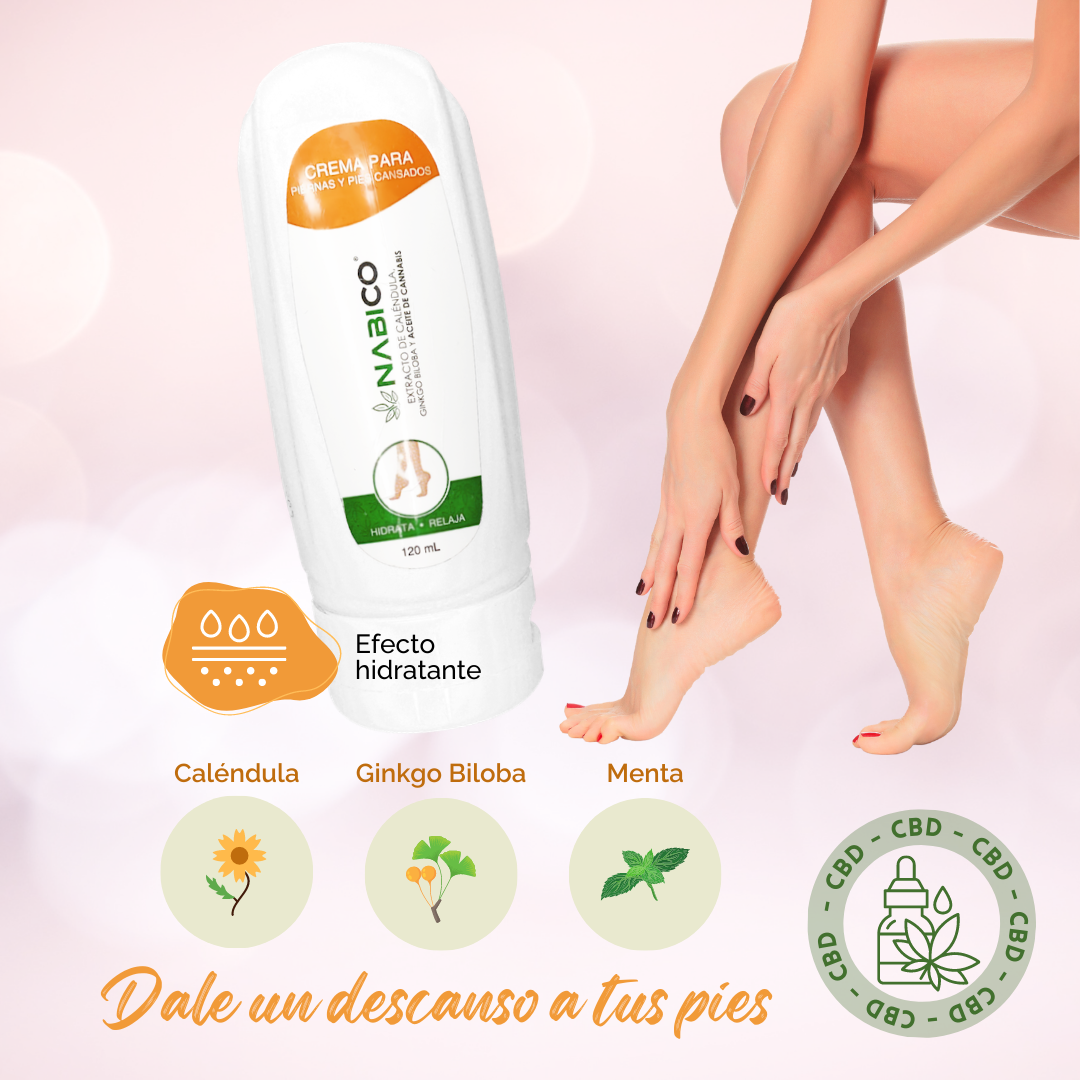 Crema para piernas y pies cansados 120 ml