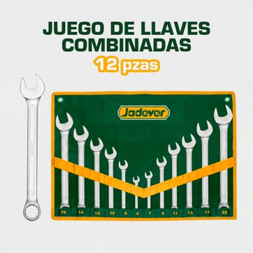 Imagen del producto JUEGO DE LLAVES COMBINADAS 12 PIEZAS 6-22MM
