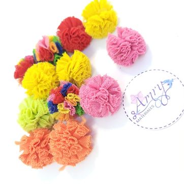 Imagen del producto 12 unid. Pompom 2.5cm  surtido 