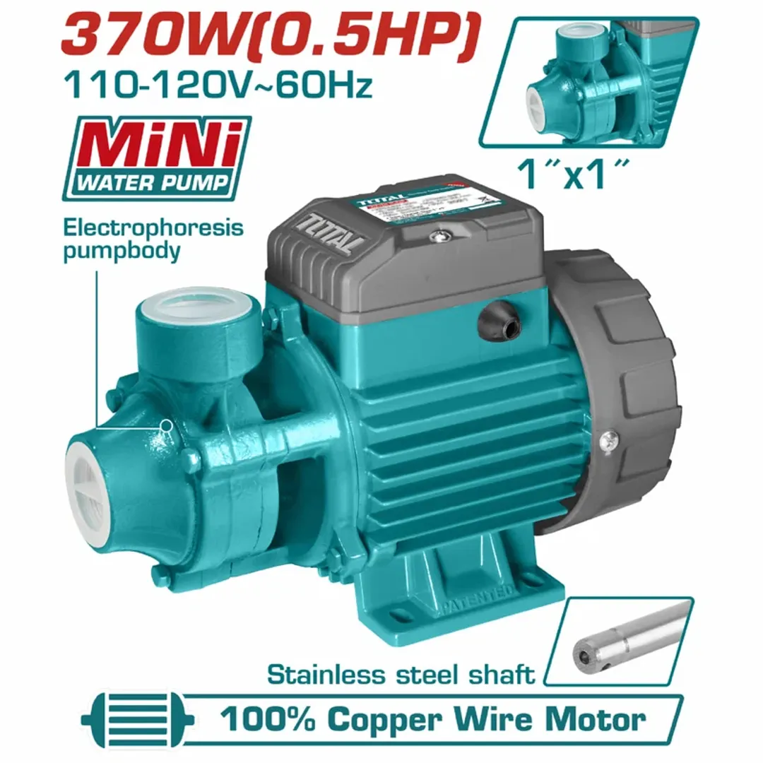BOMBA DE AGUA 0.5HP 370W PERIFERICA