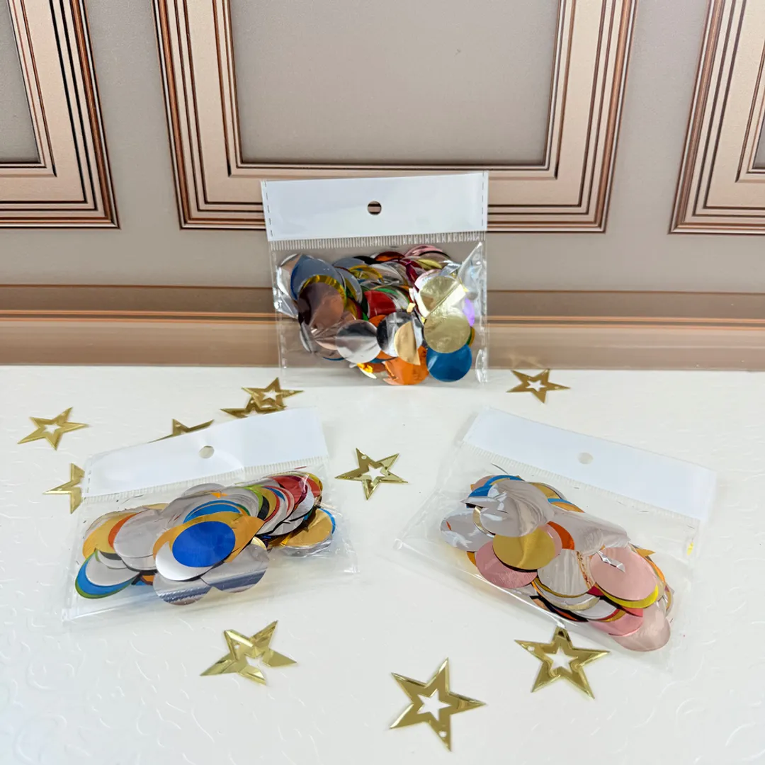 CONFETI PARA GLOBOS X 12 UNIDADES