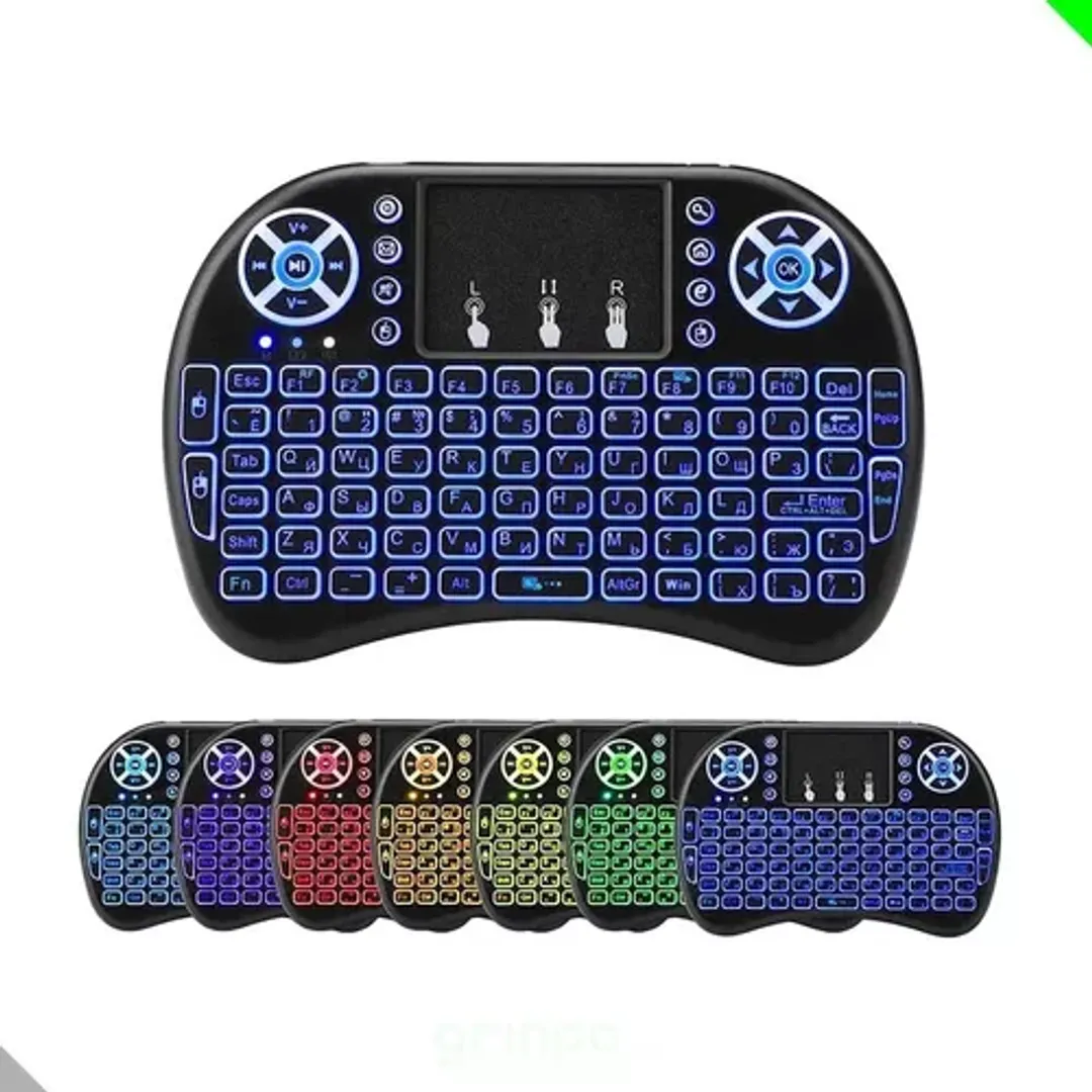 MINI TECLADO LUMINOSO CON MAUSE INCLUIDO 