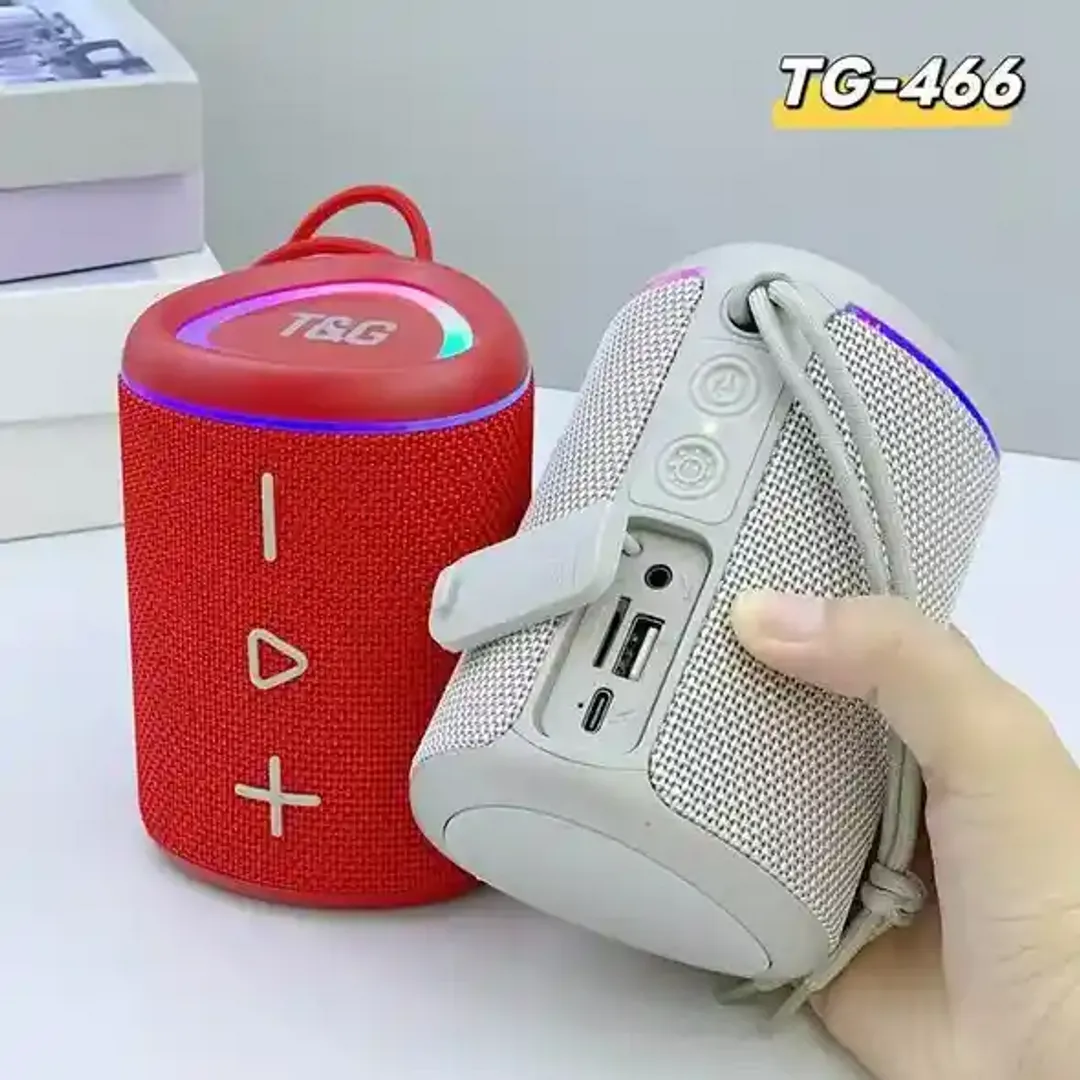 PARLANTE BOCINA BLUETOOTH LUZ LED TG-466