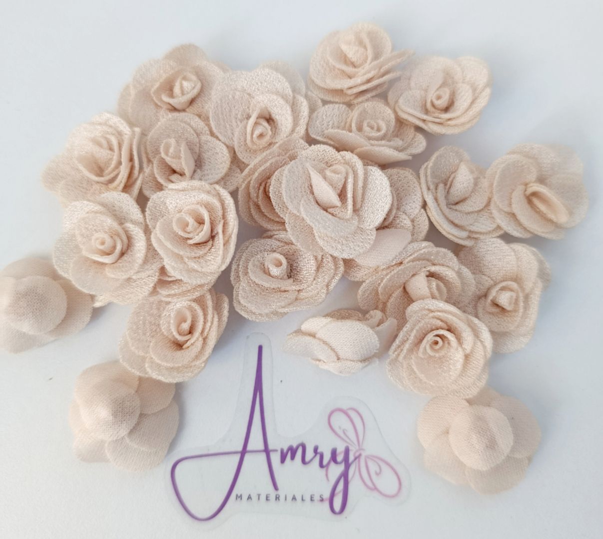 Unid. Rosas 2.5cm Beige 