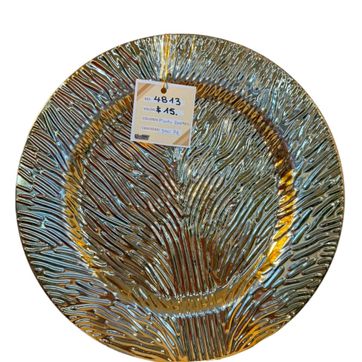 Imagen del producto SOBREPLATO PLASTICO DORADO TALLADO