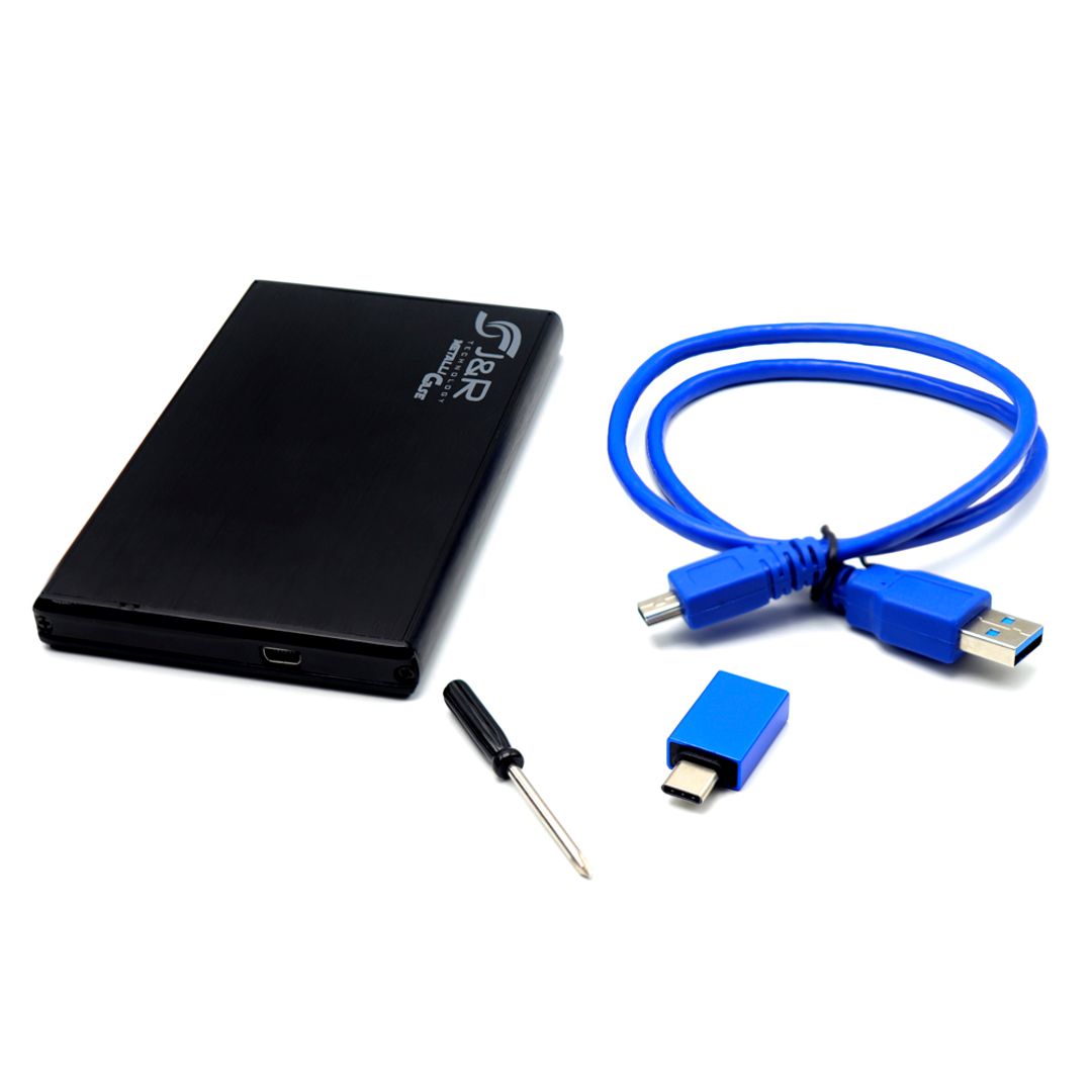 Caja Disco Duro 2.5" metálica jhdd002