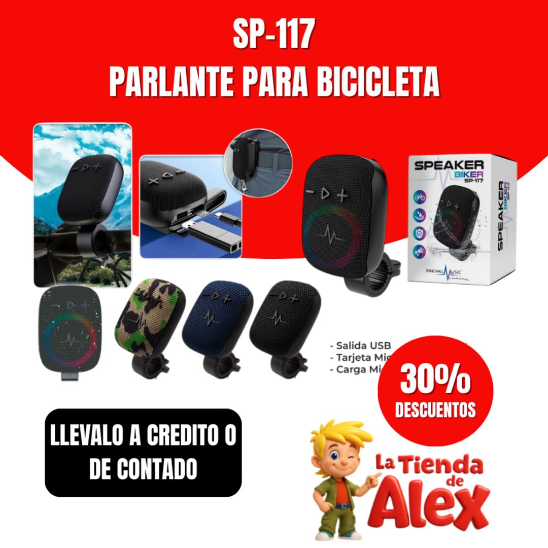 SP-117 Parlante para bicicleta