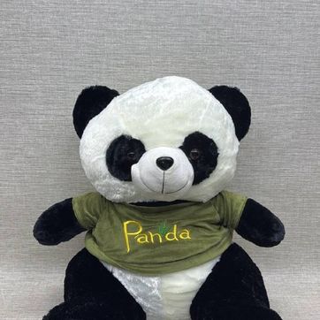Imagen del producto PANDA CON BUZO VERDE 60 CM