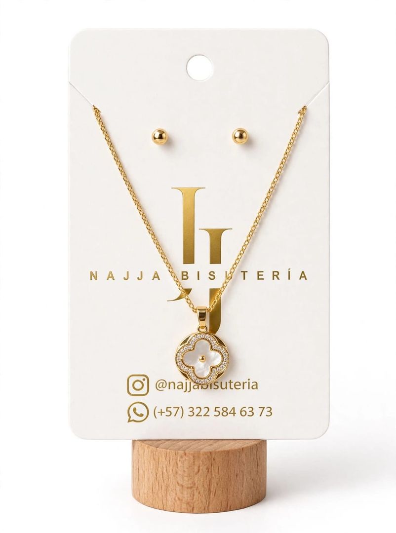 Collar trebol