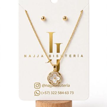 Collar trebol - imagen 1