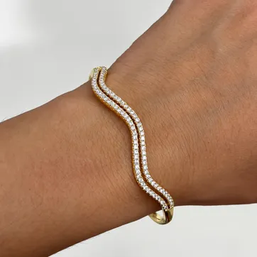Imagen del producto Pulsera siza circones