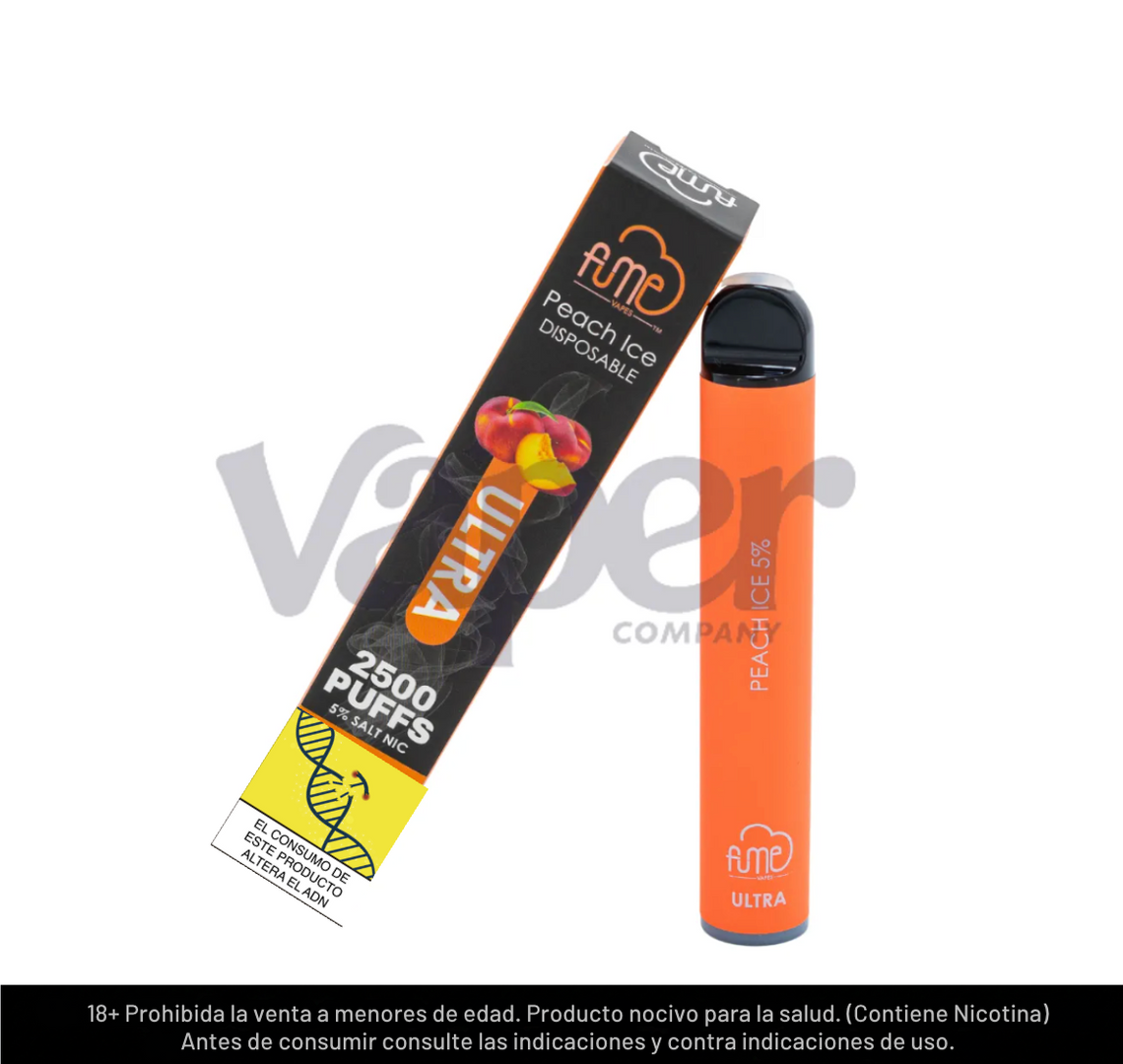 Fume Ultra Peach Ice 2500 Puffs 