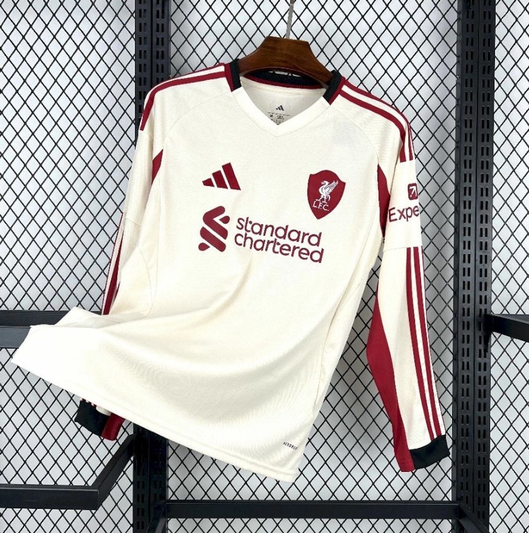 Liverpool Casa - Visita - Tercera Player Manga Larga 2025-26 