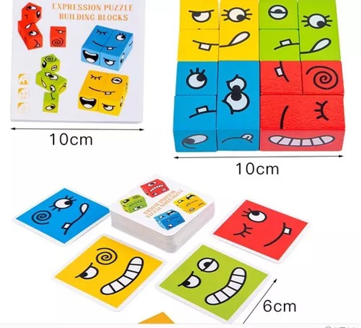 CUBO CARAS LOCAS + TIMBRE