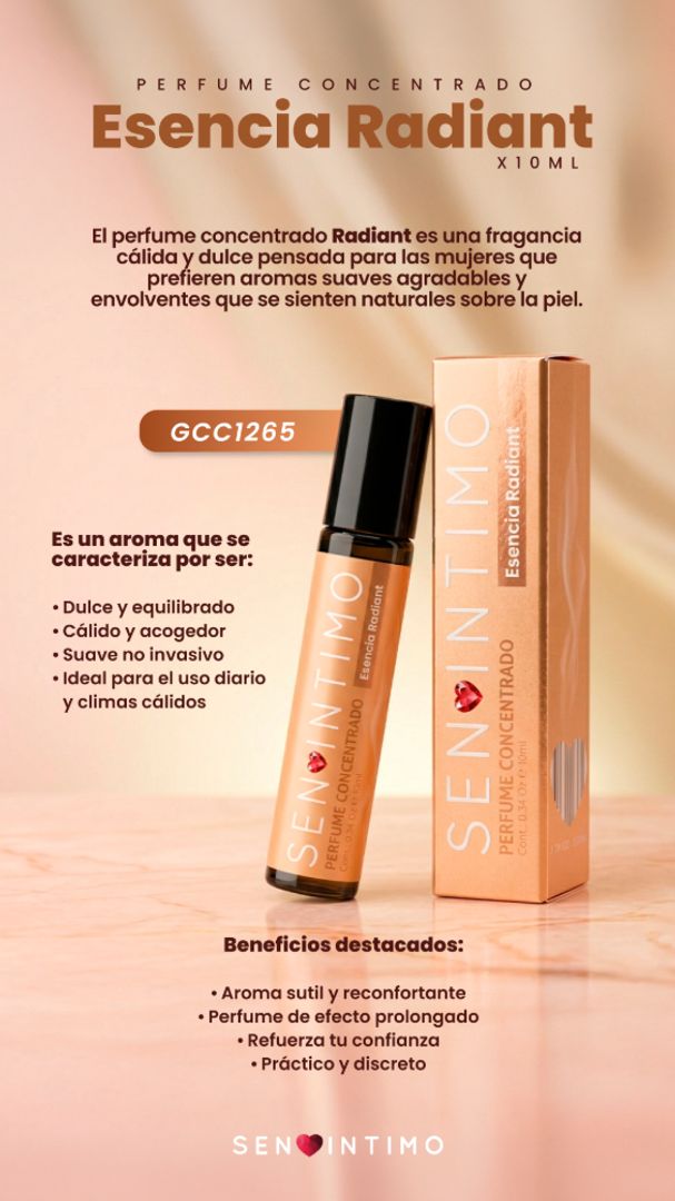 Perfume con Pheromonas Concentradas Radiant X 10Ml 