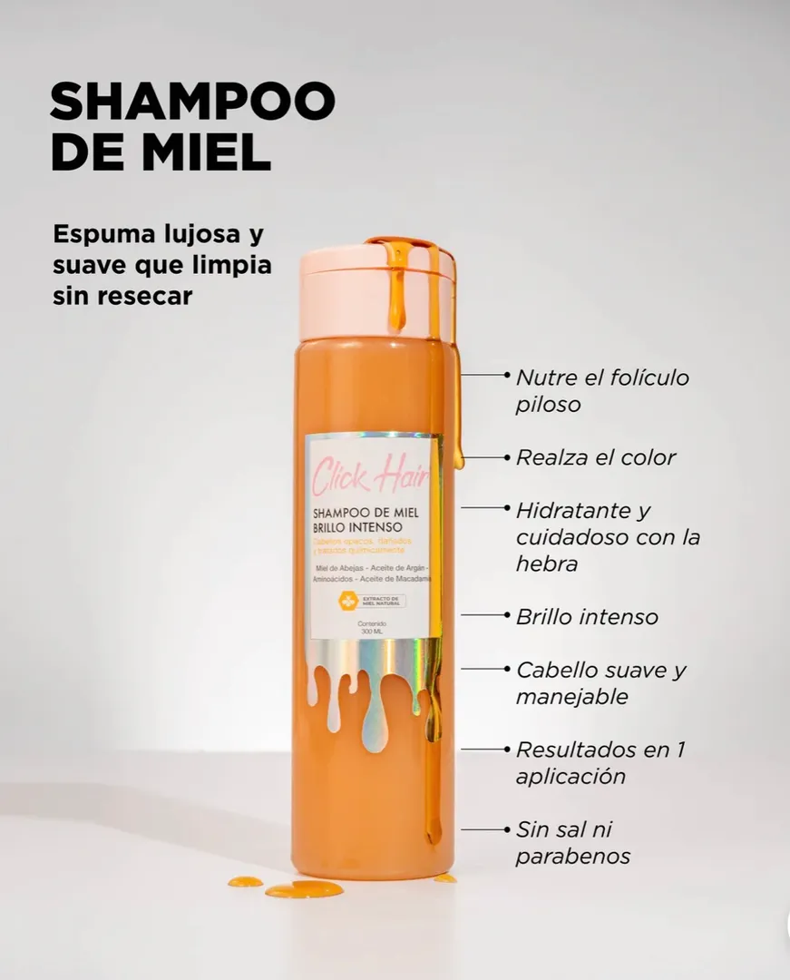 Shampoo de miel 
