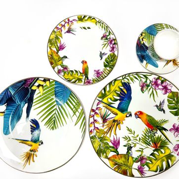 Imagen del producto VAJILLA - GUACAMAYAS