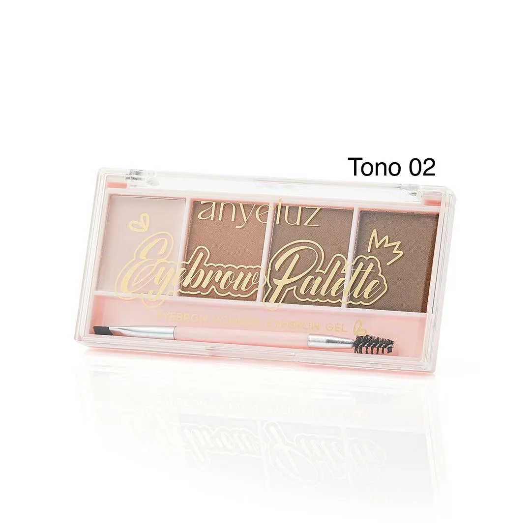 PALETA DE CEJAS EYEBROW PALETTE ANYELUZ