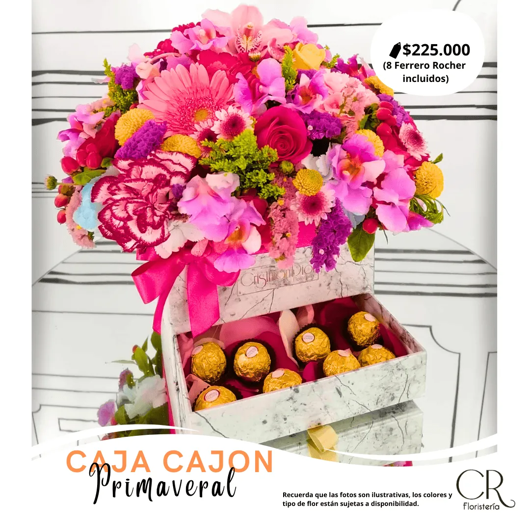 Caja Cajón Deluxe Primaveral