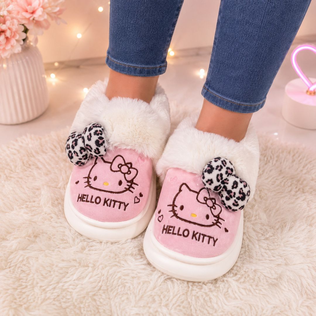 Pantuflas hello Kitty 