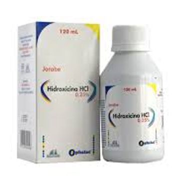 Imagen del producto HIDROXICINA HCL 0,25% ANGLOPHARMA JBE X 120ML