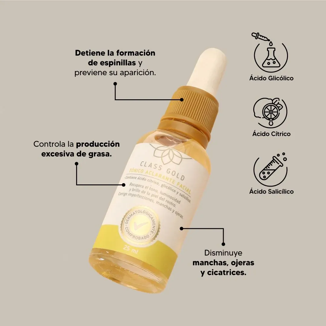 Tónico aclarante facial 25ml