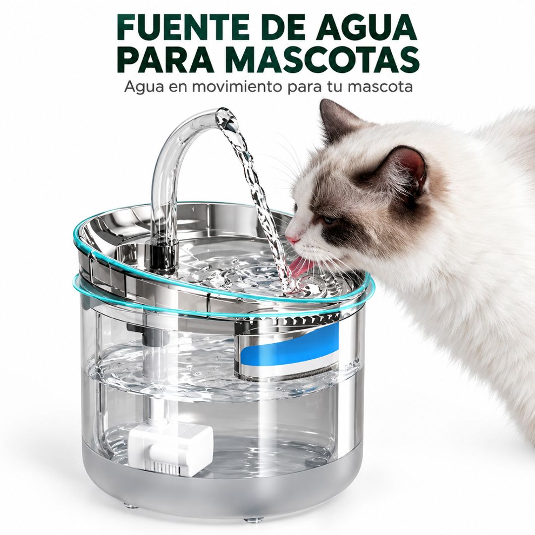 BEBEDERO MASCOTA FUENTE
