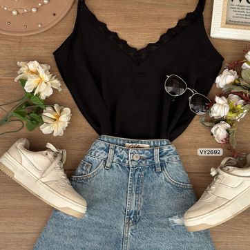 BLUSA METIDO ENCAJE VY2692 - imagen 1