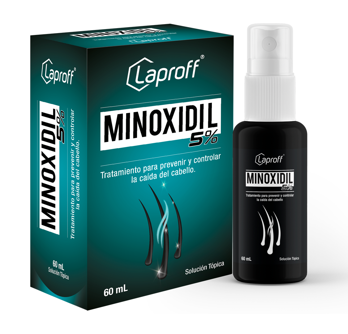 MINOXIDIL 5% SOL TOPICA LAPROFF X 60 ML