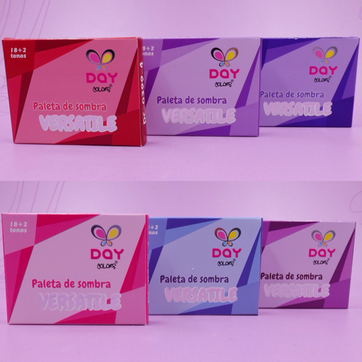 PALETA SOMBRAS 18+2 VERSATILE DAY COLORS - imagen 1