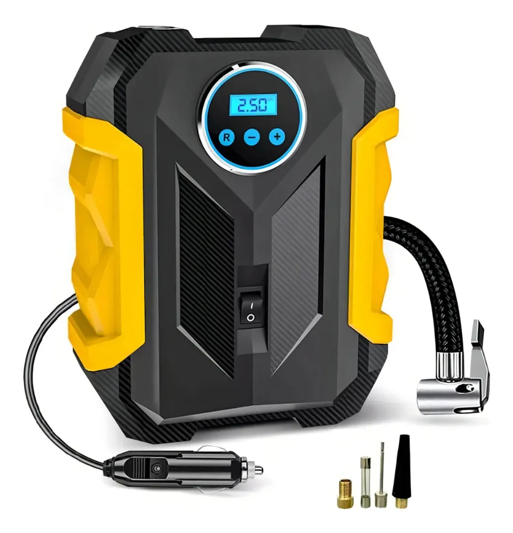 KIT MALETIN COMPRESOR DE AIRE Y HERRAMIENTAS PORTATIL