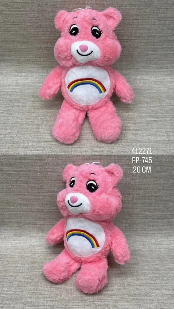 OSO CARIÑOSO ROSA 20 CM