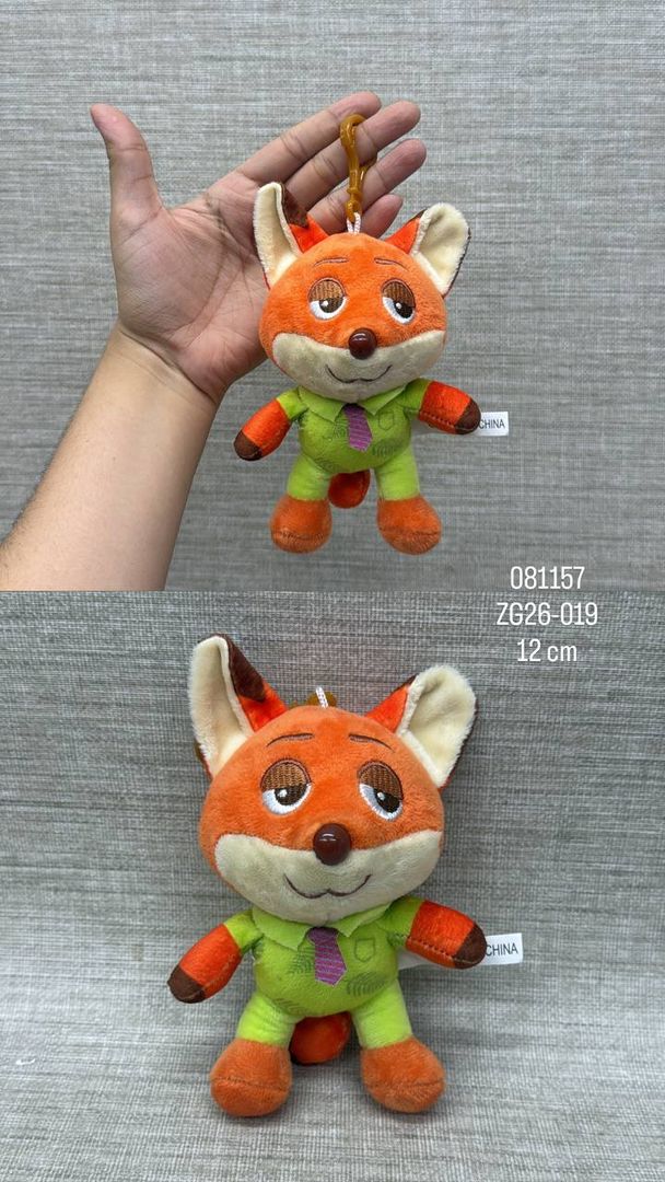 LLAVERO SURTIDO DE ZOOTOPIA 12 CM