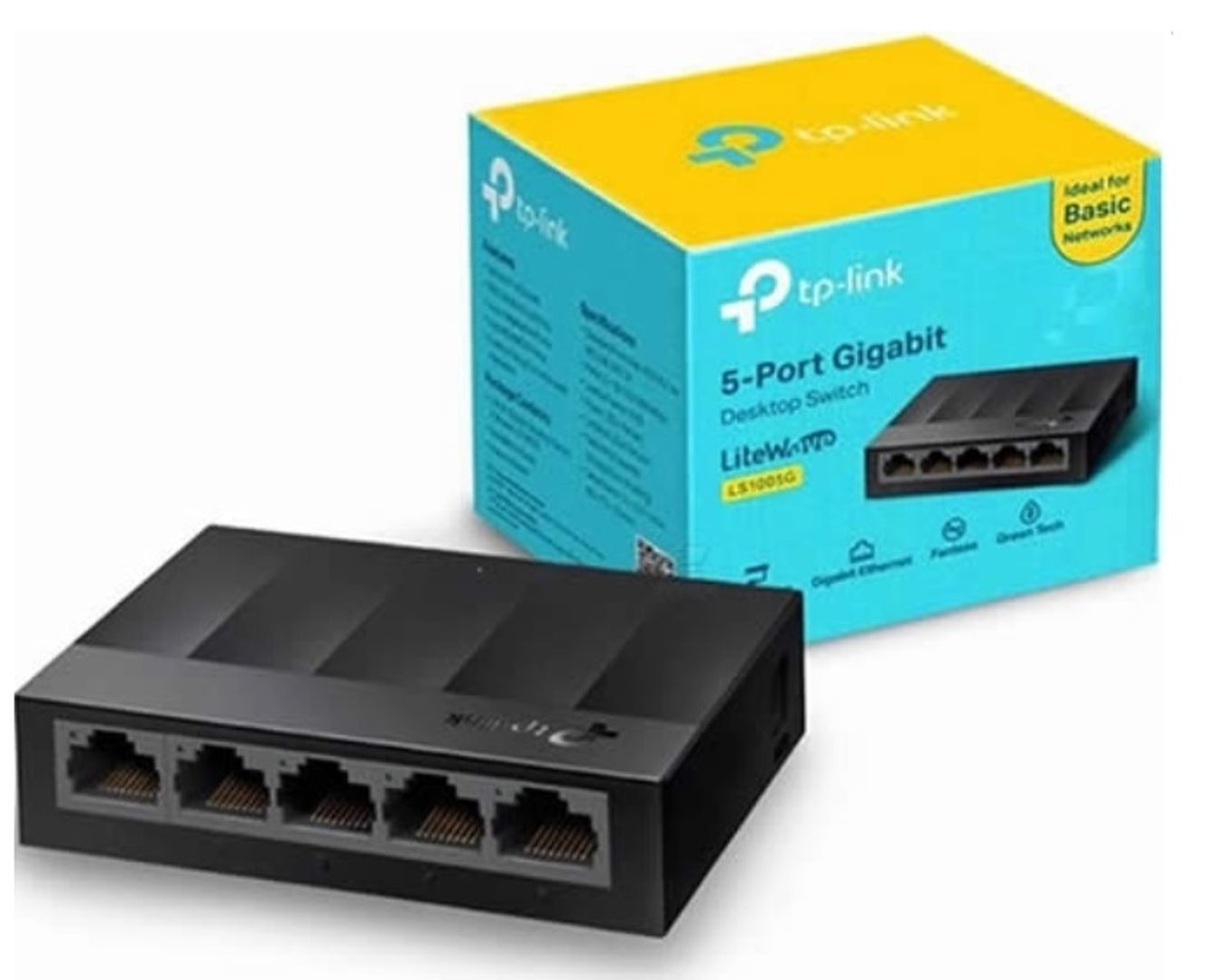 Switch de Red TP-Link 5 puertos Gigabit