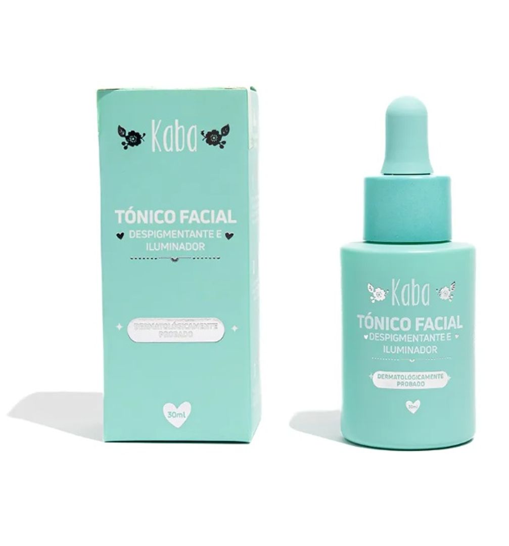 Tónico Facial Despigmentante e Iluminador Kaba 30 ML
