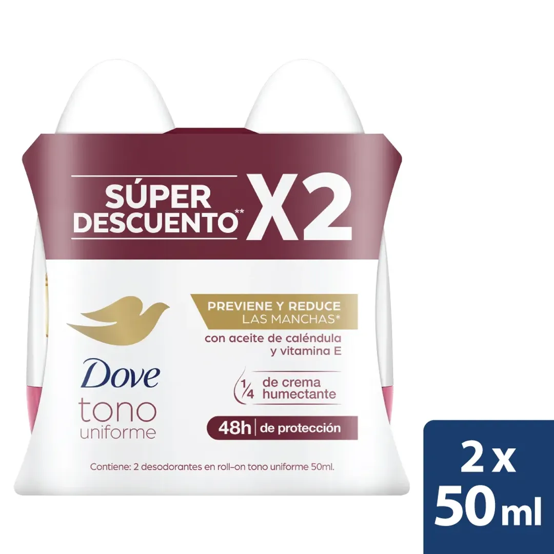 DOVE ROLL ON*2 DERMO ACLARANT