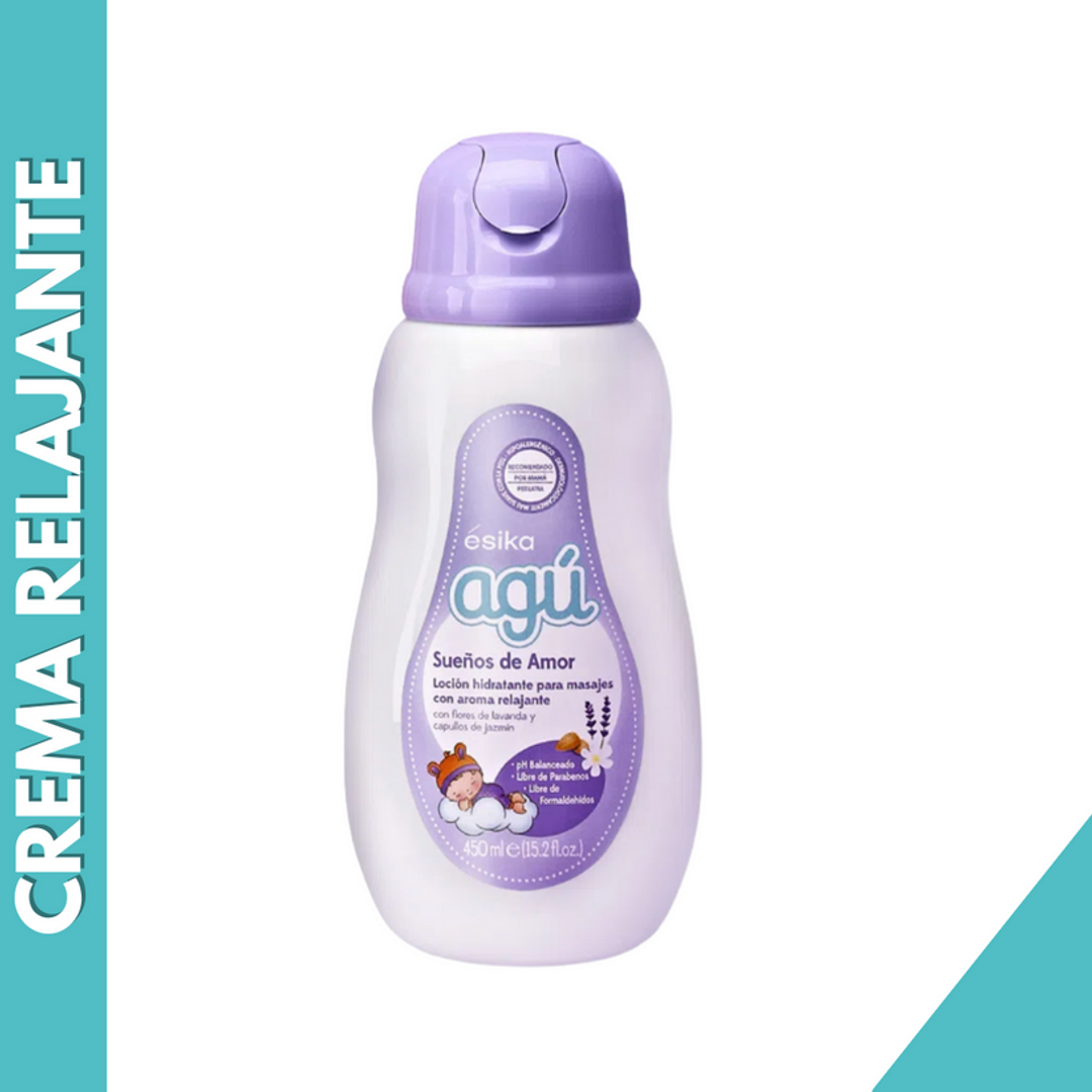 Locion AGÚ sueños de amor crema relajante
